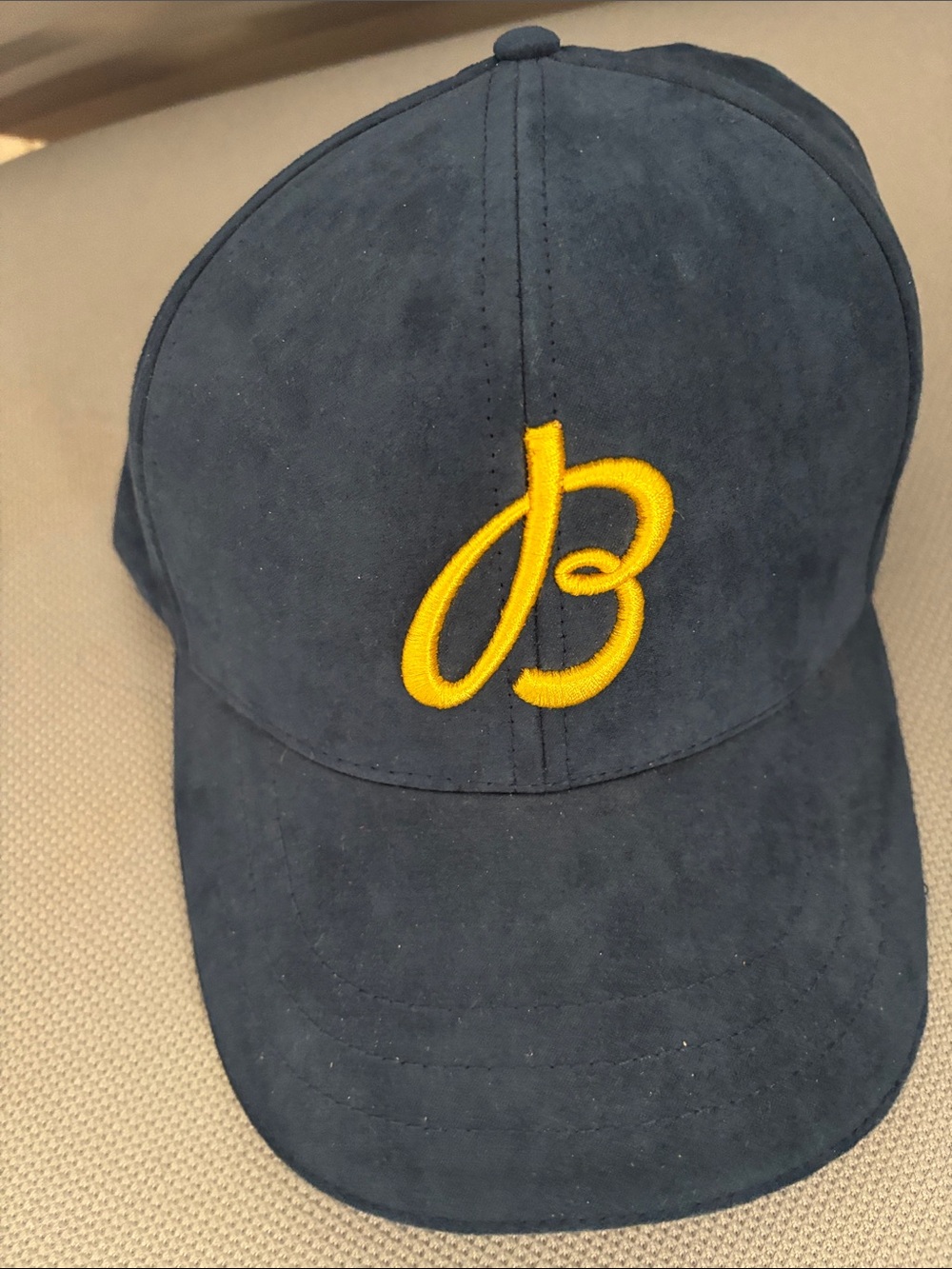 Breitling Navy and Yellow Embroidered B Cap